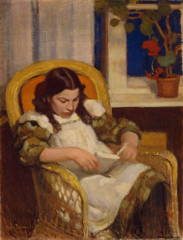 girl reading
